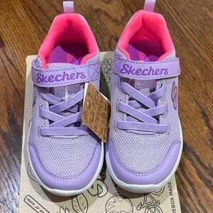 Skechers Kids' Lavender and Pink Sneakers